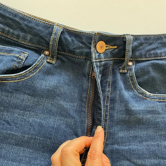 Denim high rise shorts - Picture 5 of 7